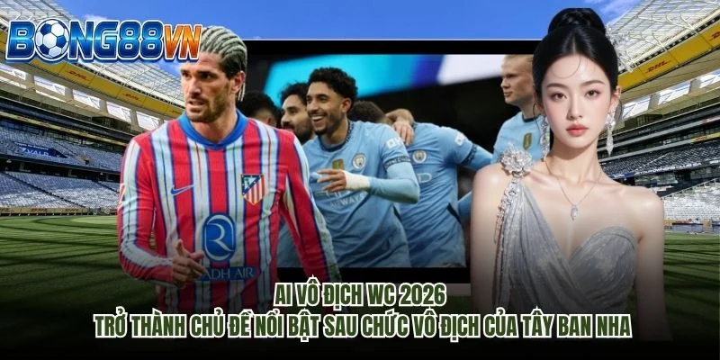 Ai vô địch WC 2026 trở thành chủ đề nổi bật sau chức vô địch của Tây Ban Nha